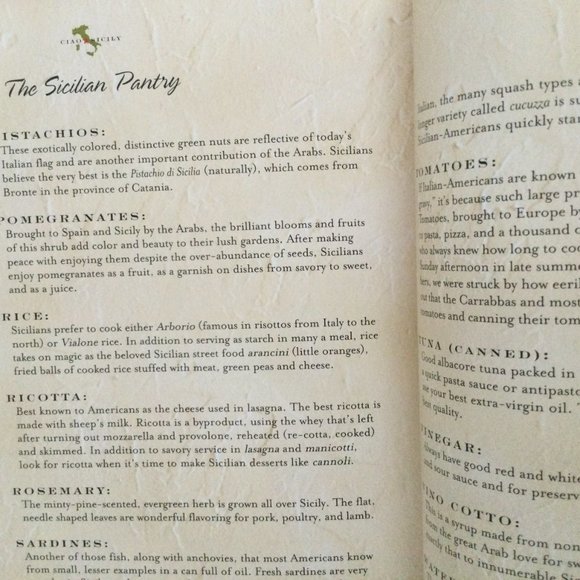 Sicilian ITALIAN Cookbook First Edition - Picture 13 of 14